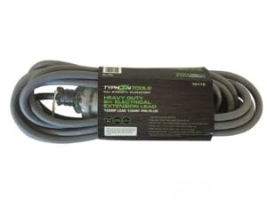 TYPHOON EXTENSION LEAD 15AMP PLUG – 15AMP CABLE 20MTR YELLOW