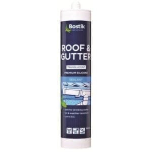 BOSTIK ROOF/GUTTER SILICONE 300ML CARTRIDGES