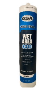 SILICONE WET AREA WHITE 300ML GSA
