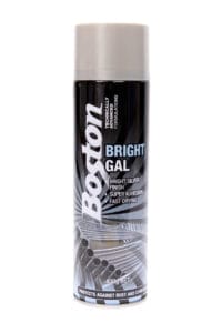 SPRAY PAINT BOSTON BRIGHT GALV 400GRAM
