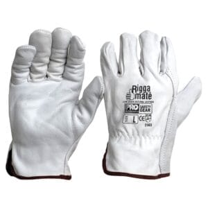 SAFETY RIGGERMATE GLOVE COW GRAIN SIZE XL BEIGE