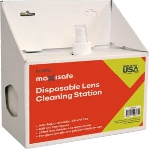 MAXISAFE DISPOSABLE LENS CLEANING STATION