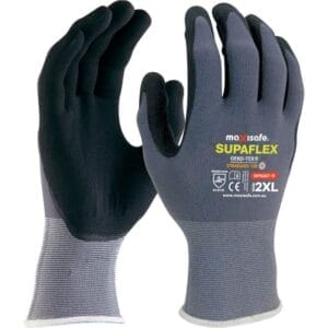 SAFETY GLOVES MAXI-SAFE SUPAFLEX SIZE 10 / XL