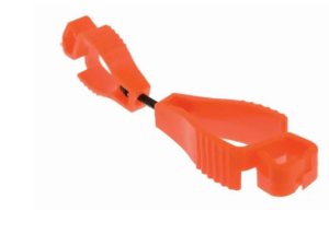 SAFETY GLOVE CLIP KEEPER ORANGE
