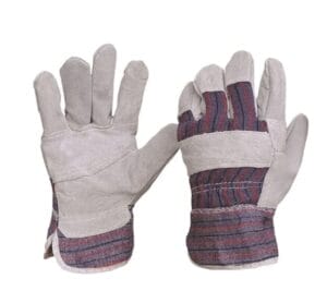 SAFETY GLOVES CANDY STRIPE LEATHER GLOVES