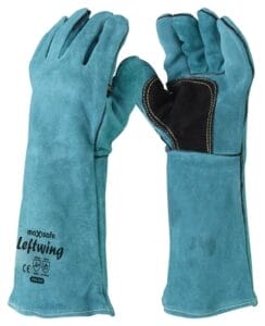 SAFETY GLOVES WELDING GREEN L/HAND ONLY