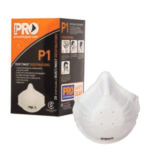 SAFETY DISP  RESPIRATOR P1 NO VALVE (BOX OF 20)