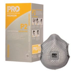 SAFETY DISP RESPIRATOR P2 PRO MESH WITH VALVE (BOX OF 12)