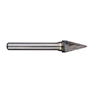 CARBIDE BURR 1/4 X 1/4 X 1/2