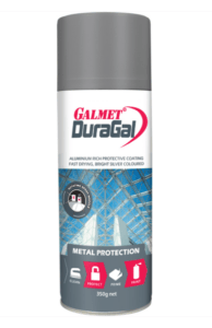 SPRAY PAINT GALMET DURAGAL SILVER 400G