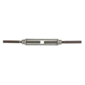 TURNBUCKLE GALV STUB-STUB M8