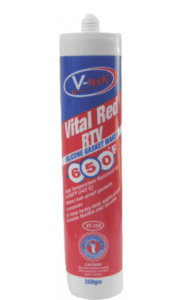 SILICONE V-TECH RTV RED 300ML
