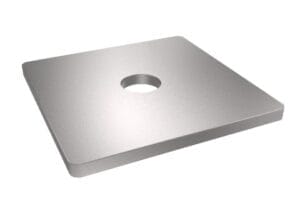 WASHER FL SQ GAL M20 X 50 X 3